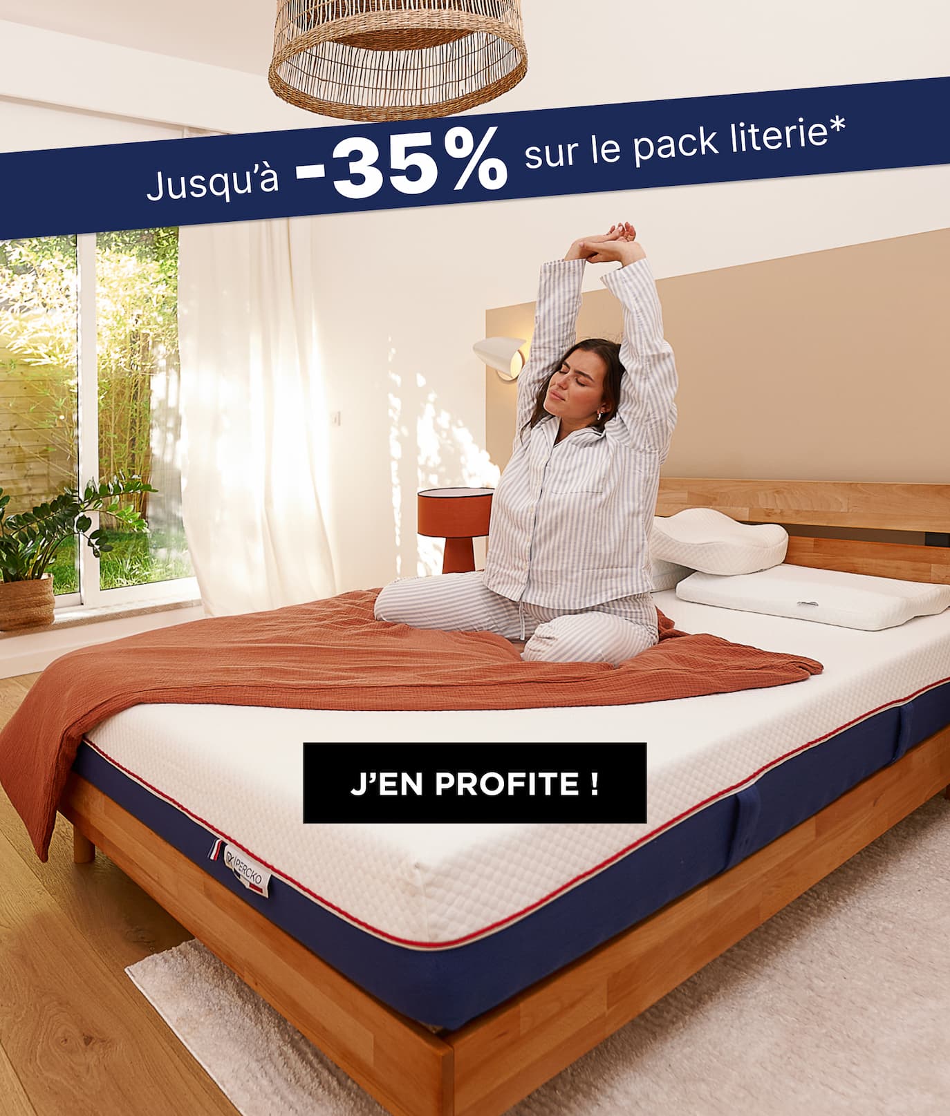 Quel matelas est fait pour vous ? -35% sur le pack literie ! 