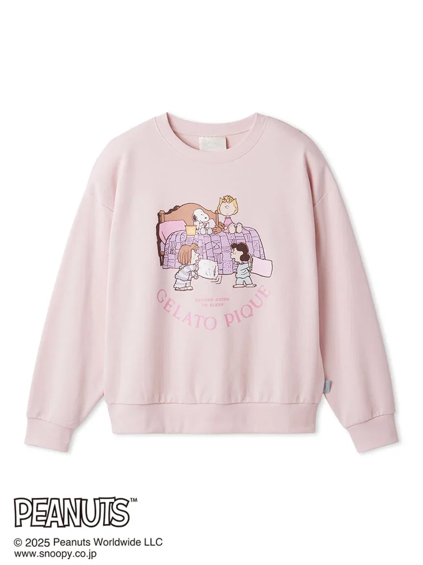 Image of [PEANUTS] Original Art One-Point Fleece Pullover