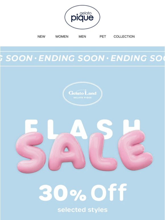 🔔 Low Stock Alert: 30% Off Flash Sale is Ending Soon!