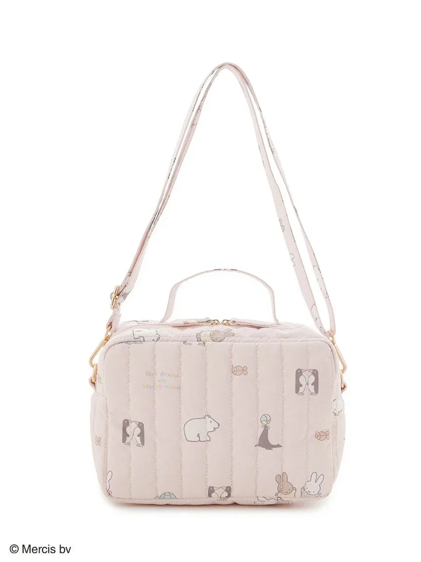 Image of 【Dick Bruna】[KIDS] Quilted All-Over Print Shoulder Bag