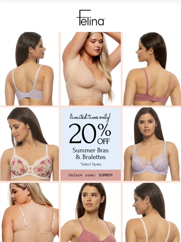 Ends Soon: 20% Off Bras & Bralettes ✨