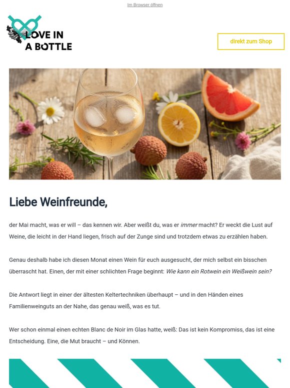 Rot oder Weiß? Dieser Mai-Wein ist beides – und keins von beidem.