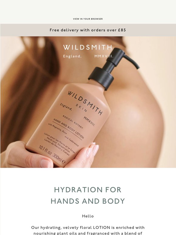 Hydration For Hands And Body