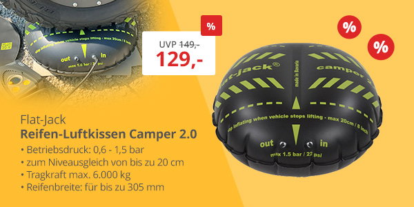 Flat-Jack Camper 2.0 Reifen-Luftkissen