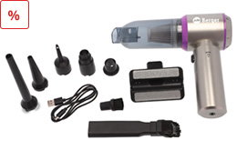 Berger RoadDust Akku Handstaubsauger mit USB, 200 ml