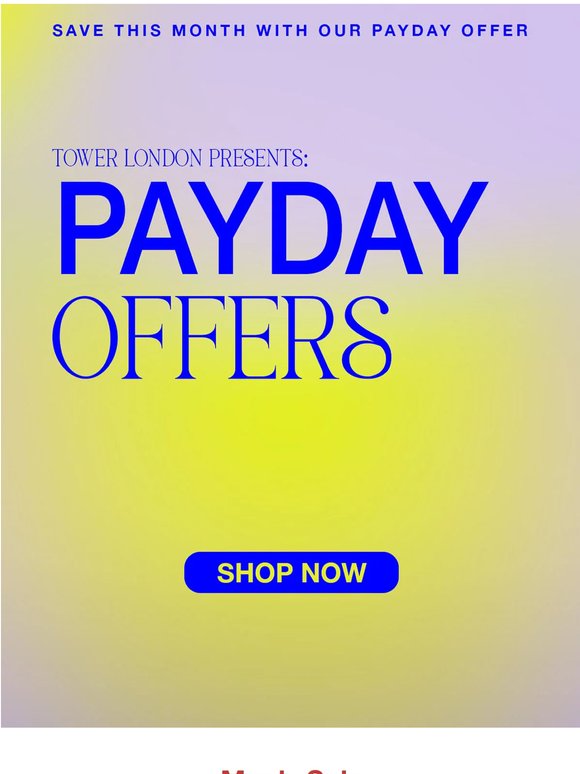Celebrate Payday with Exciting Offers! 🥳