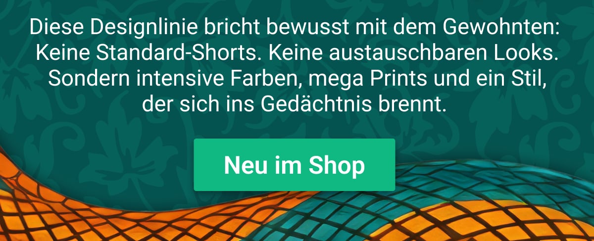 Diese Designlinie bricht bewusst mit dem Gewohnten: Keine Standard-Shorts. Keine austauschbaren Loo…