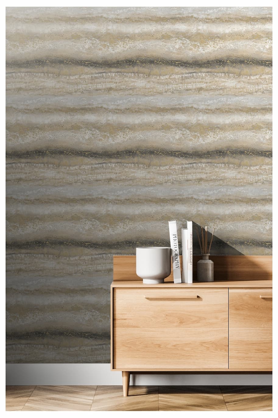 Semper Marble Wallpaper Gold Muriva 189502