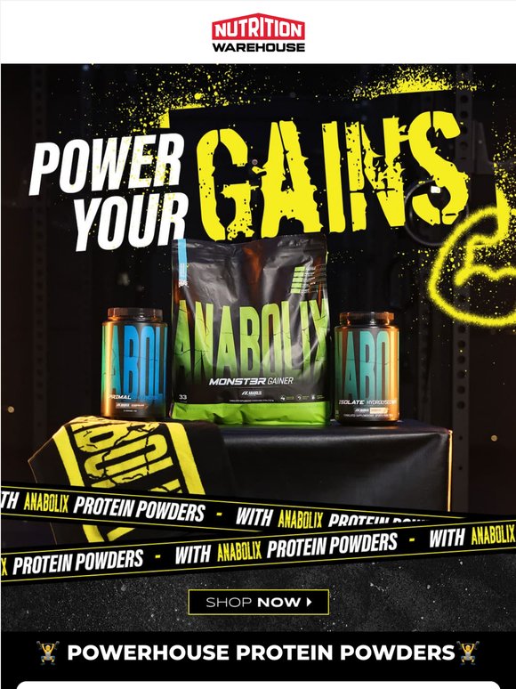 Power Your Gains 💪 Anabolix Proteins