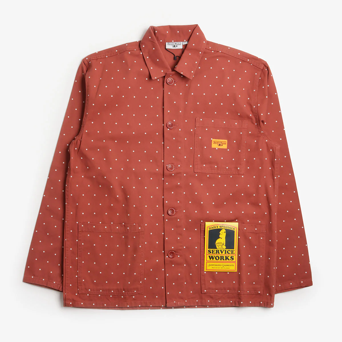 Service Works Polka Dot Chore Shirt at Urban Industry Store