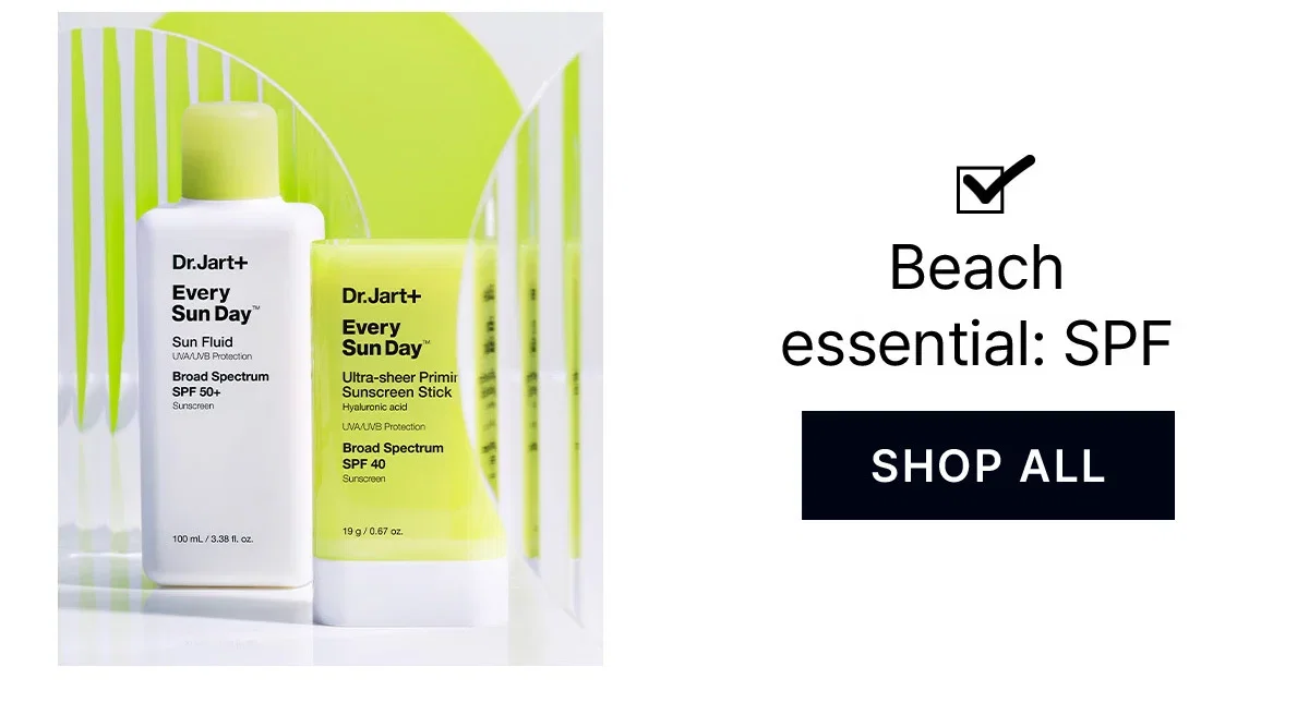 Beach essential: SPF | SHOP ALL
