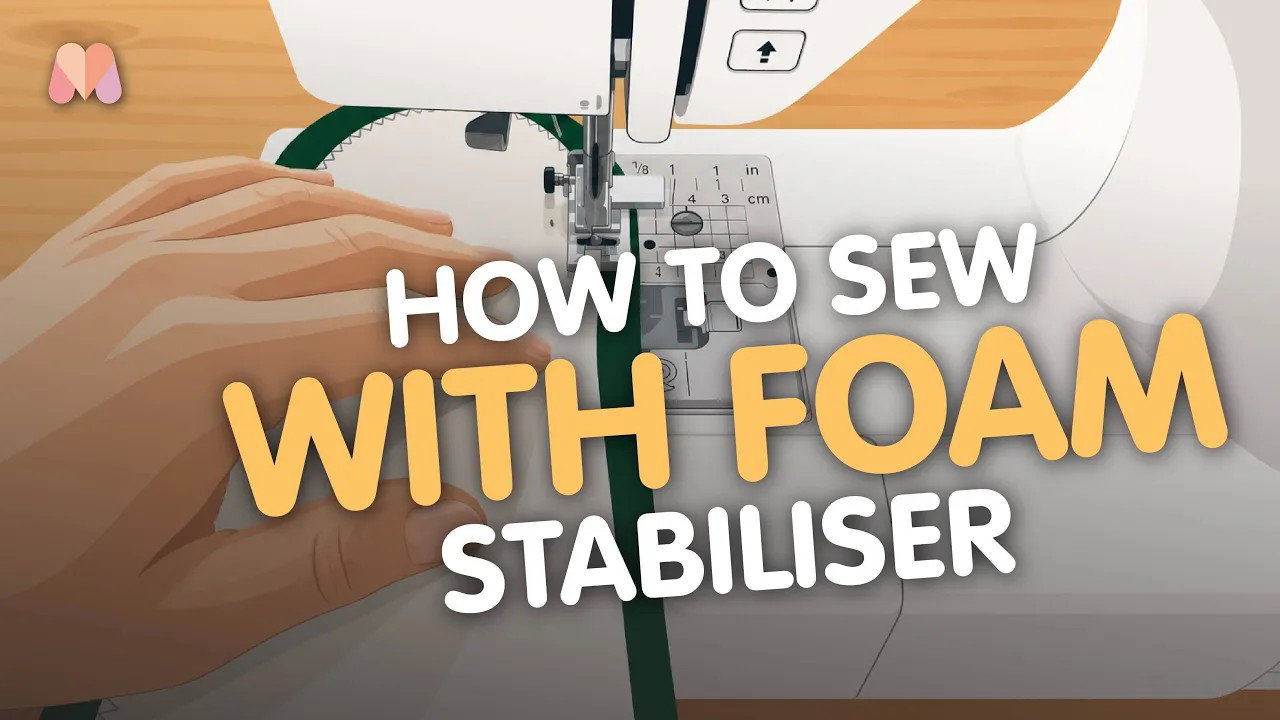 How to sew with foam stabiliser