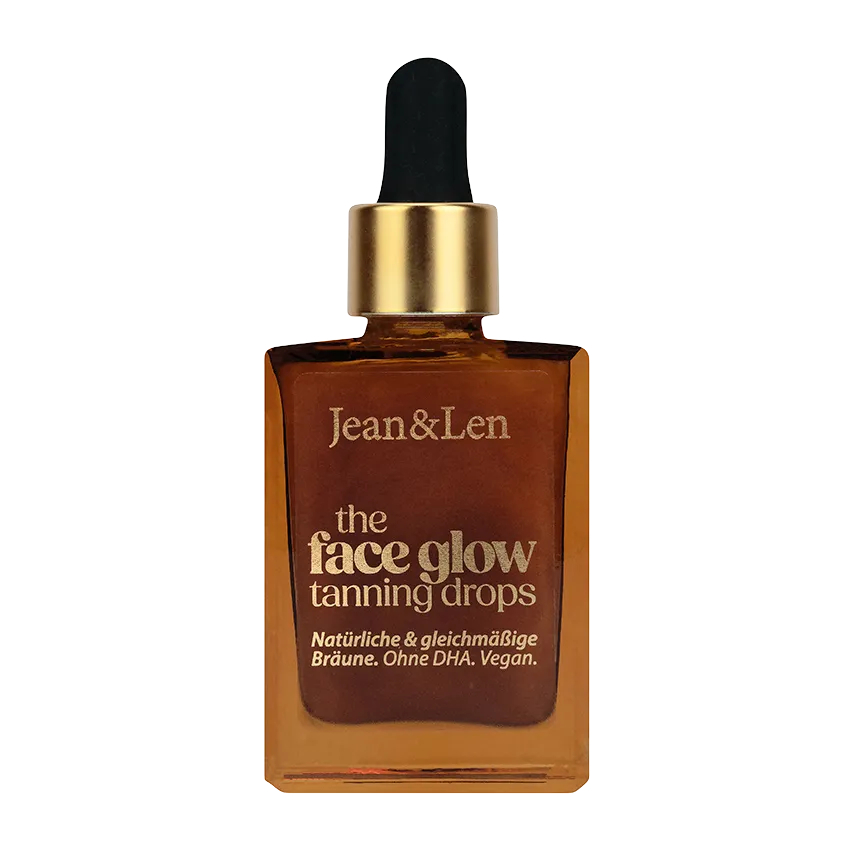 Image of the face glow Tanning Drops 