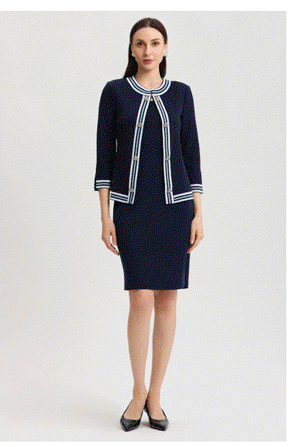 Heritage Tonal Herringbone Knit Jacket