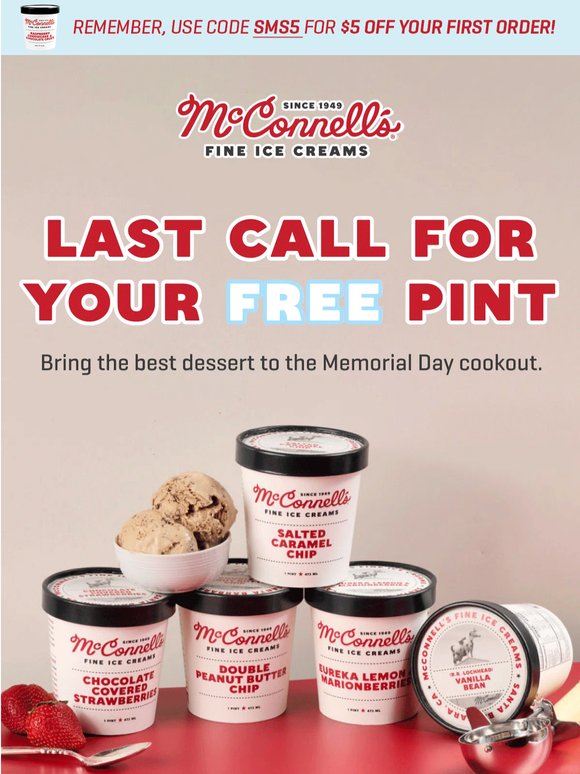 Last call for your FREE PINT 🚨