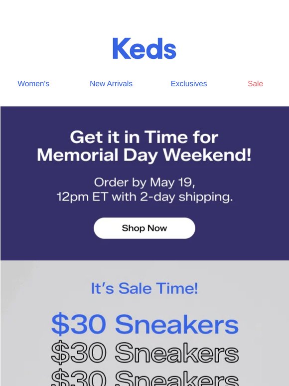 $30 Sneakers are already selling out!