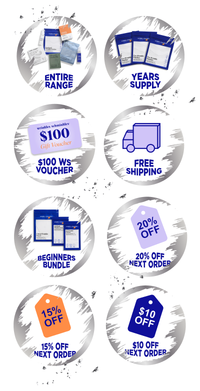 Win ⭐️ a years supply ⭐️ the entire range ⭐️ $100 WS voucher ⭐️ Free shipping ⭐️ Beginners Bundle ⭐️ 20% off next order ⭐️ 15% off next order ⭐️ $10 off next order