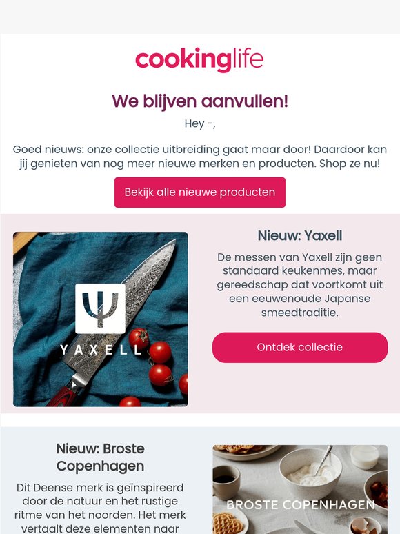 🤩 Er zijn weer nieuwe merken toegevoegd