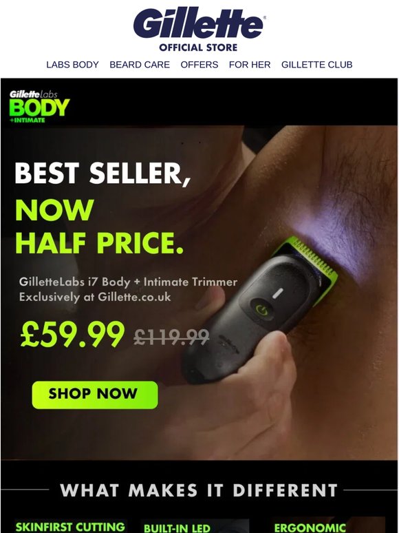 50% OFF Our Bestselling Body Trimmer
