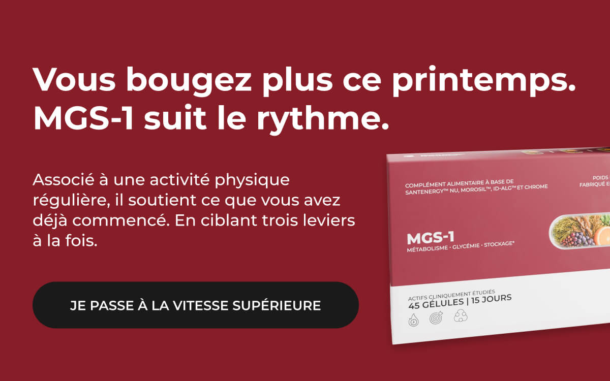 Vous bougez plus ce printemps. MGS-1 suit le rythme.