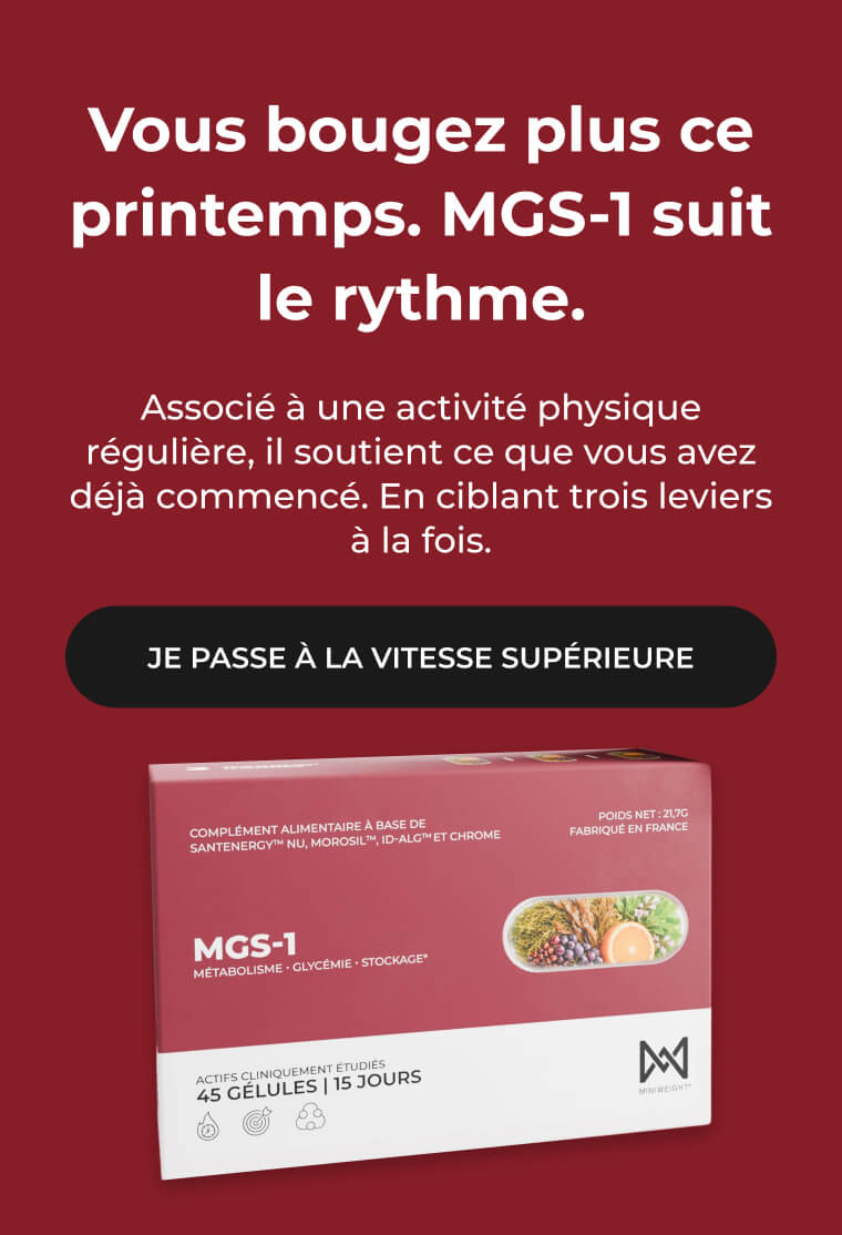 Vous bougez plus ce printemps. MGS-1 suit le rythme. 1
