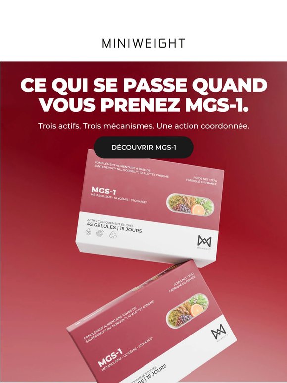 Comment MGS-1 agit dans votre corps 🔬