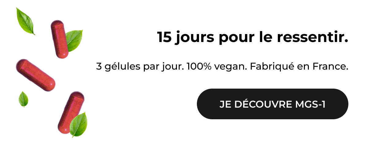 15 jours pour le ressentir.