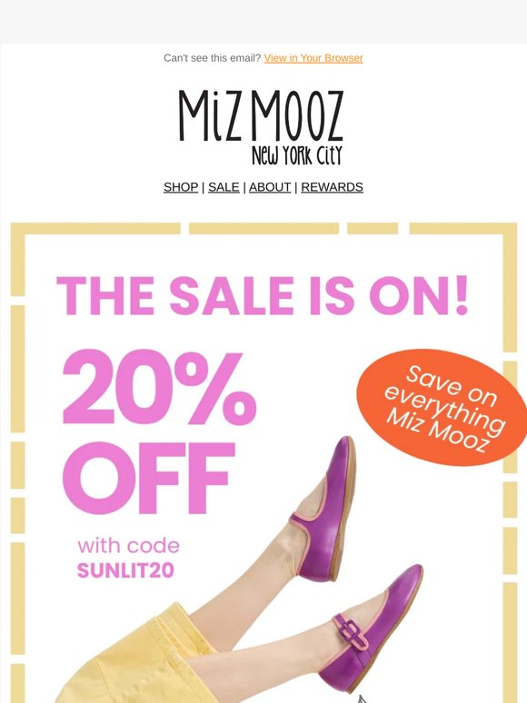 The Sale Is ON 🏃‍♀️ 20% Off, Here We Come