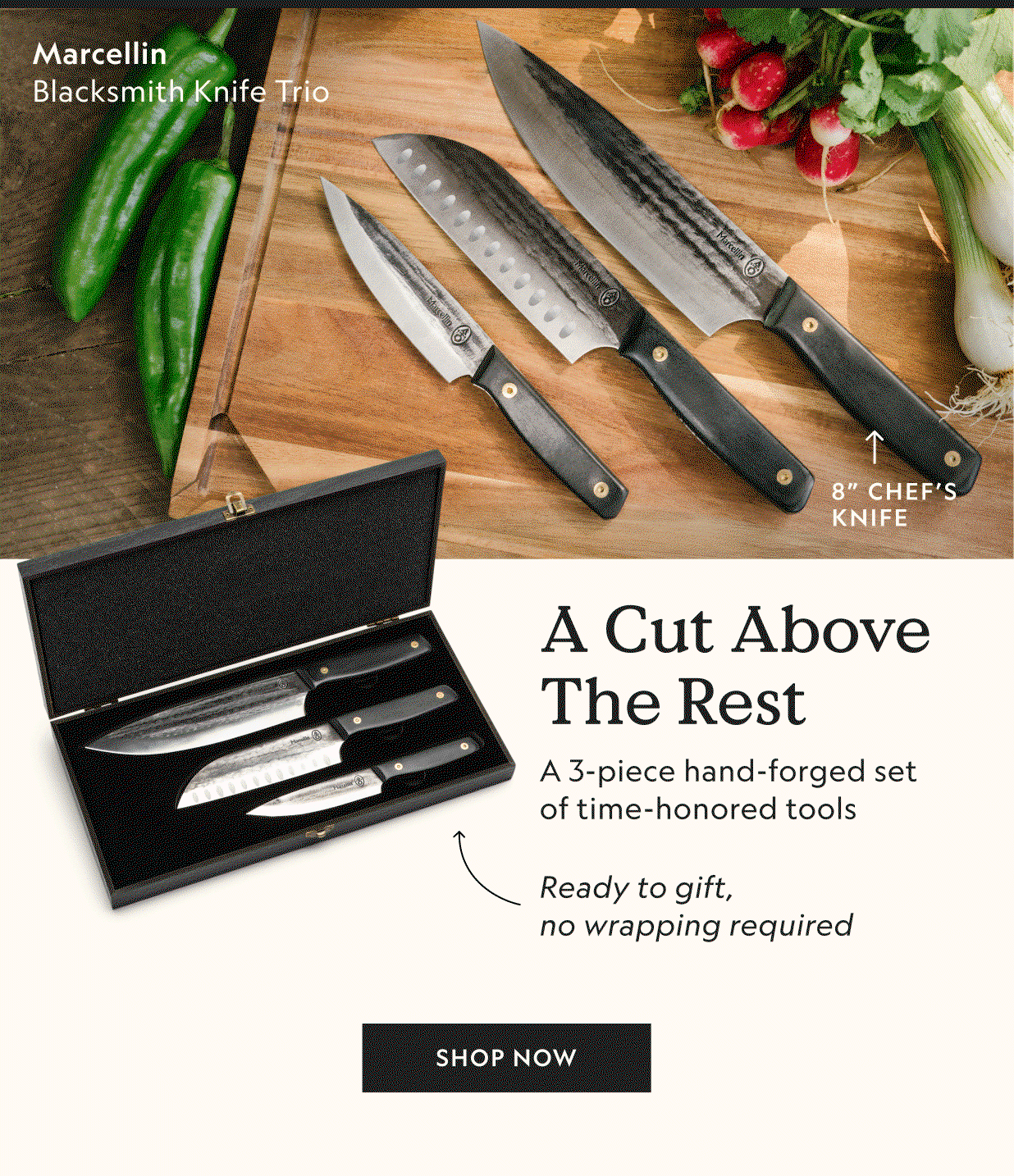 Blacksmith Knife Trio
