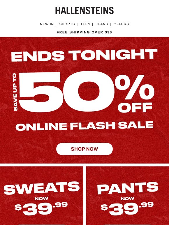 Sale ends tonight ‼️