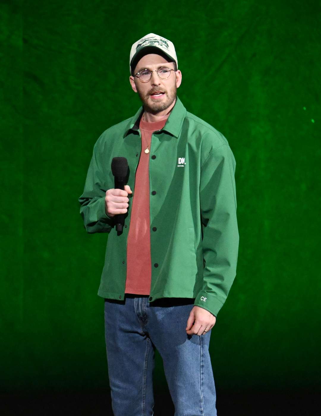 Chris Evans spotted in Represent