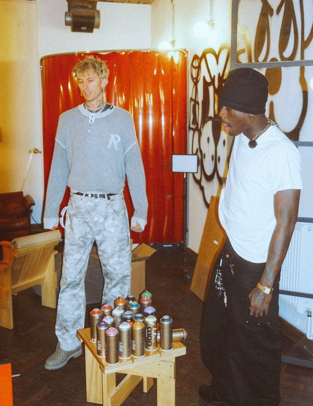MGK spotted in Represent