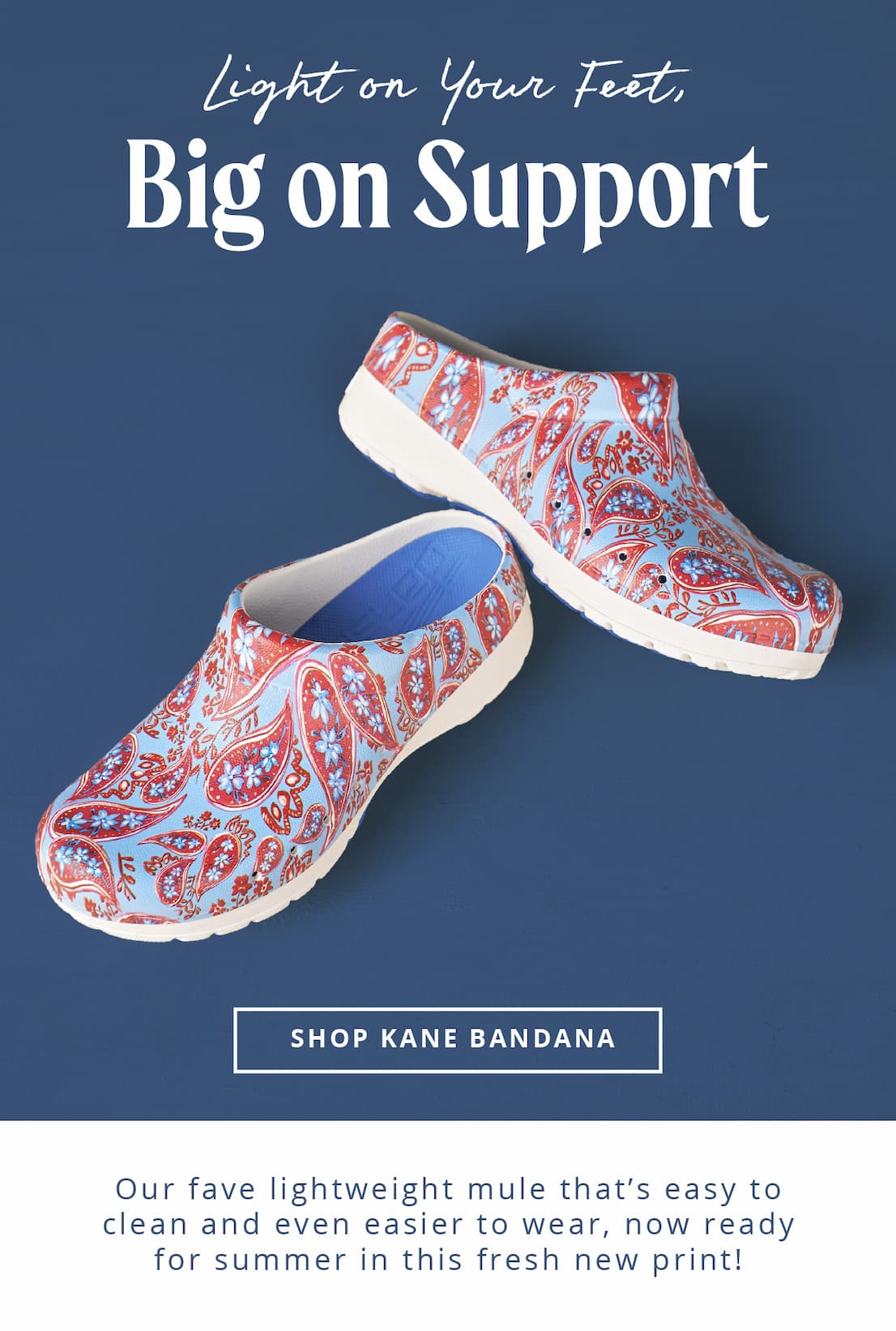 Light on your Feet, BIG on Support | Shop Kane Bandana