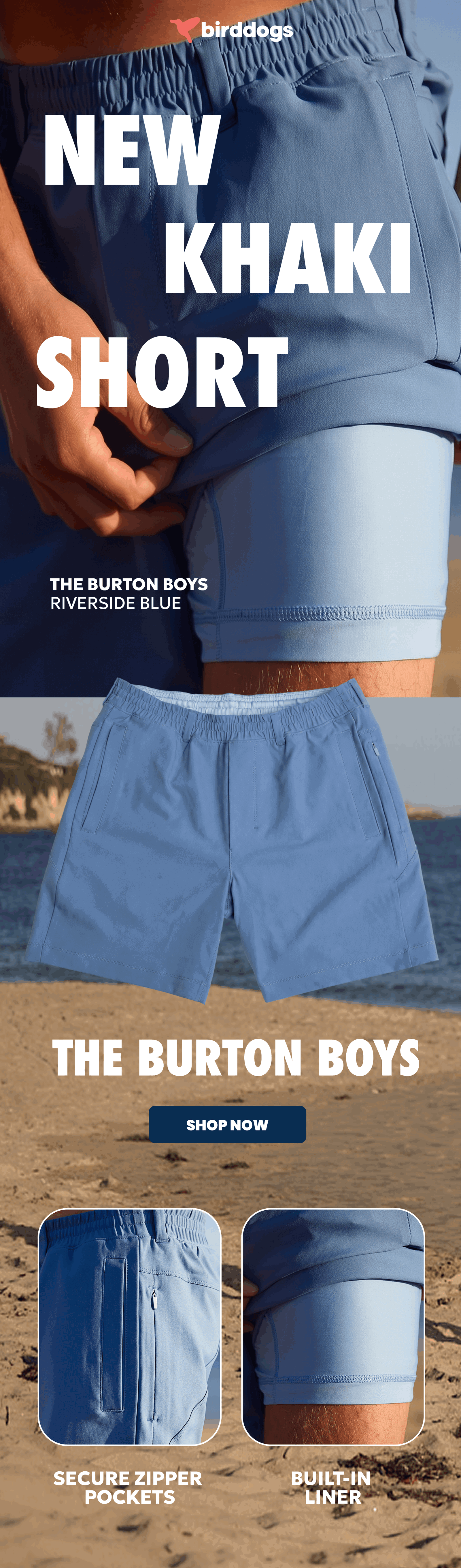 New Khaki Shorts