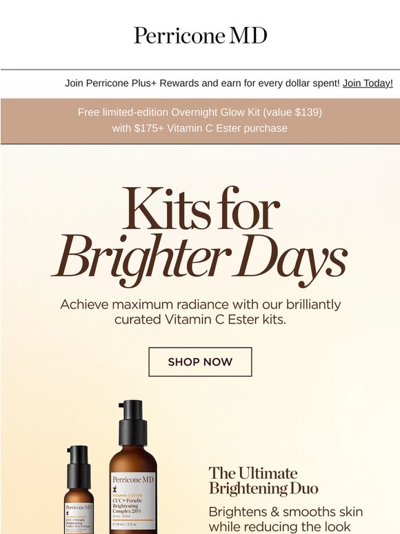 Save 35% on Kits for Your Brightest Skin Ever