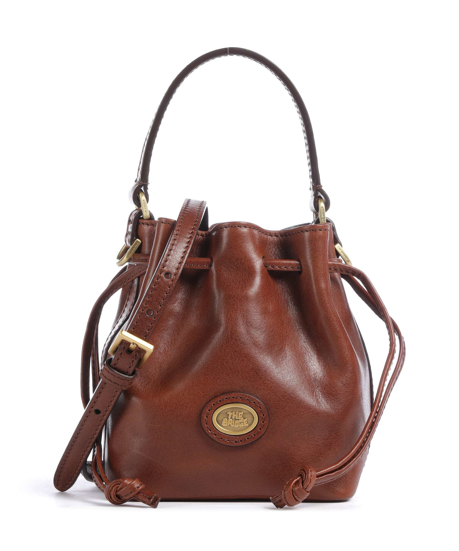 The Bridge Story Donna Bucket bag fine grain cow leather