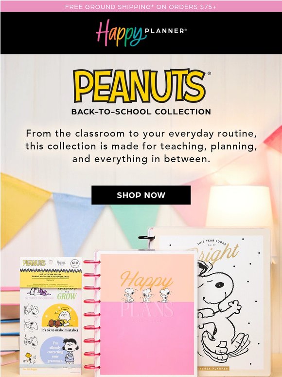 Say Hello to Our New PEANUTS™ Collection