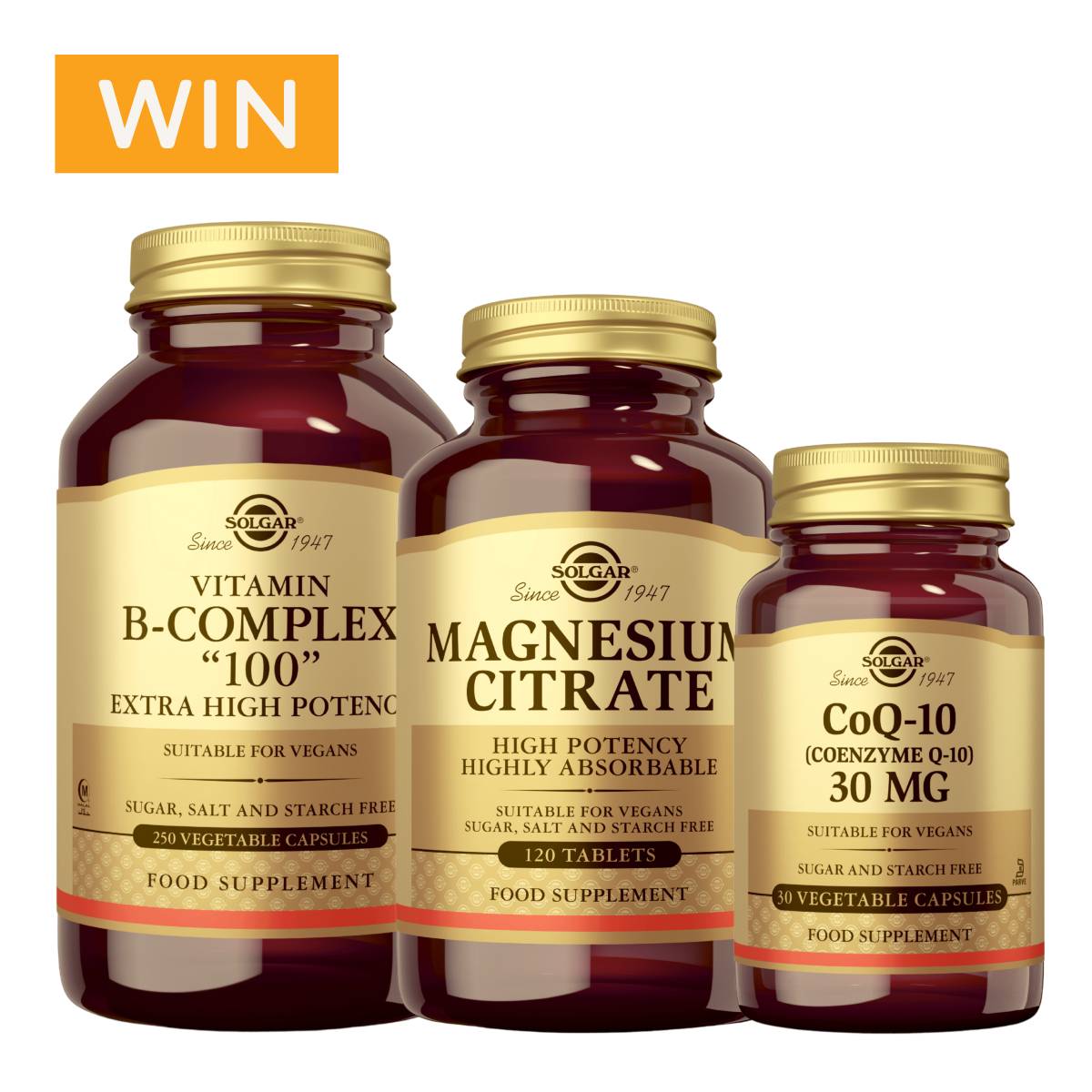 Win a 6-Month Solgar Energy Bundle Worth Over £315