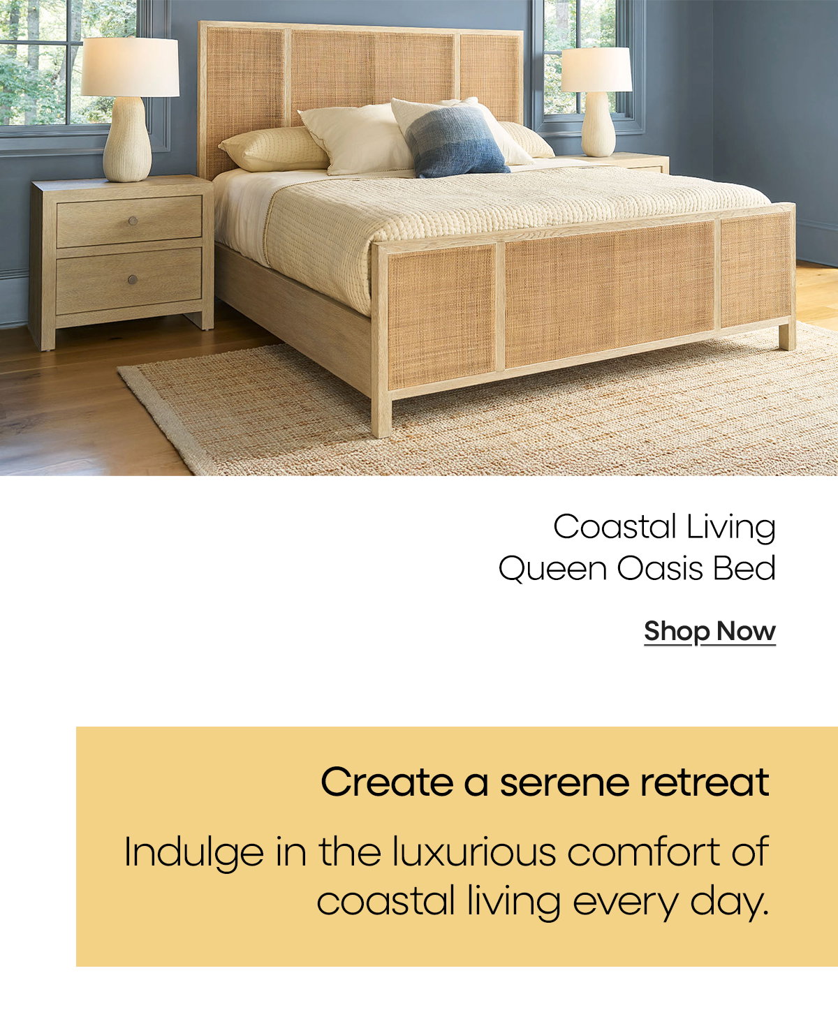 Shop 15% off Coastal Living Queen Bed