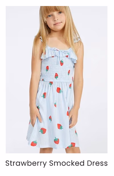 Strawberry Smocked Dress