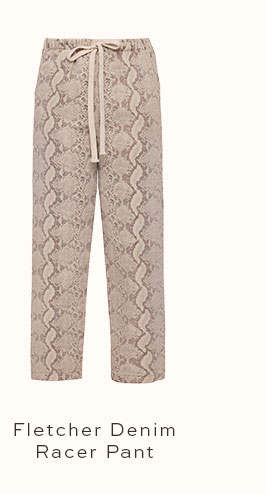 Fletcher Denim Racer Pants