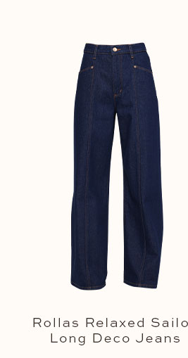 Rollas Relaxed Sailor Long Deco Jeans