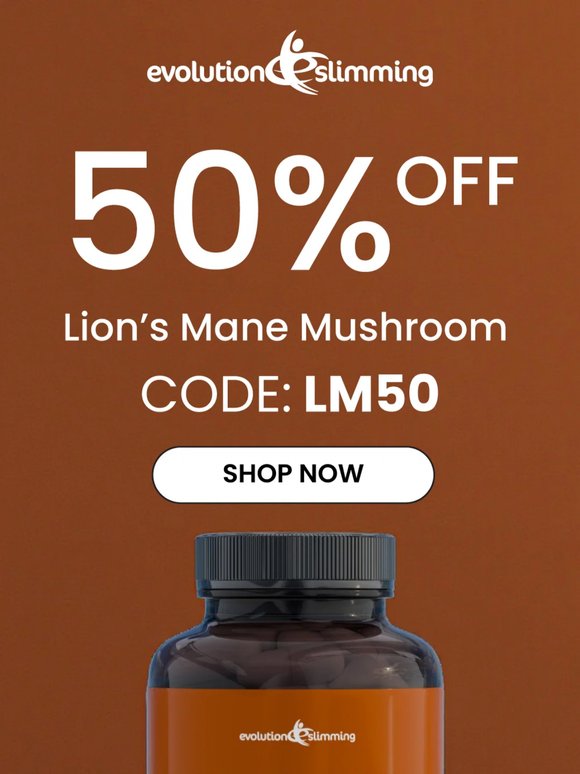 50% off Lion's Mane