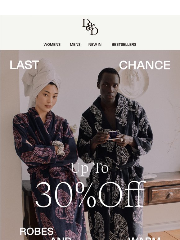 Last Chance: Up to 30% Warm Things