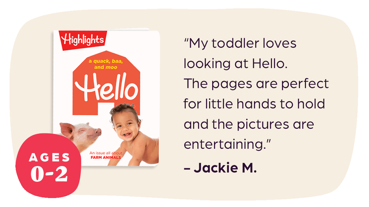 Hello, for Ages 0-2.