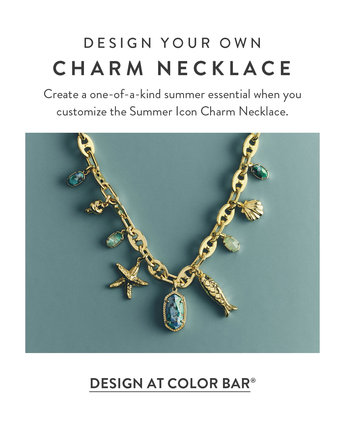 Design your own charm necklace