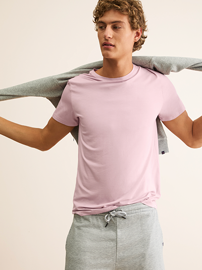 Men's Basel T-Shirt in Pink