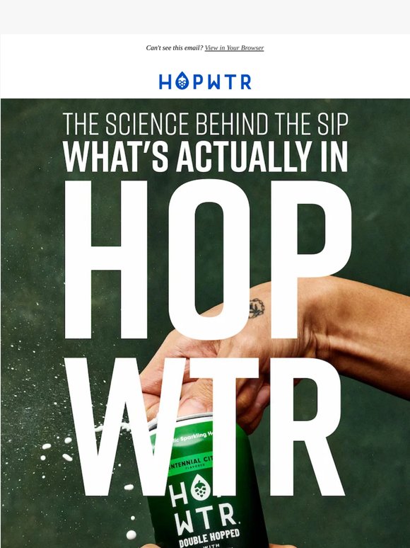 Non-alcoholic. Actual benefits. Here's why.