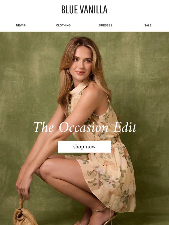 Don’t Forget About The Occasionwear Edit