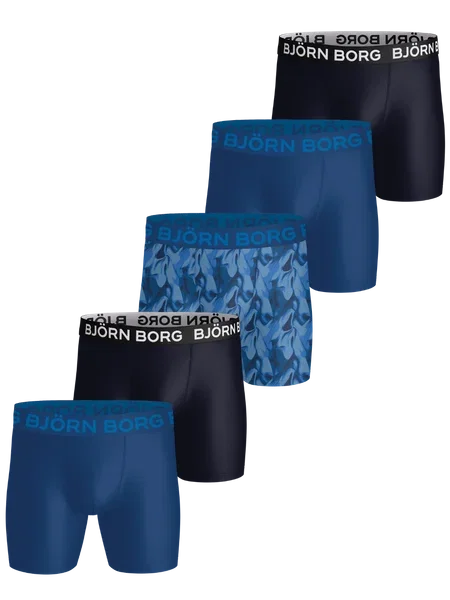 Sports Microfiber Boxers 5-pack